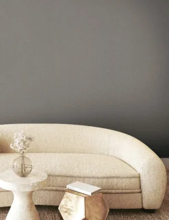 Formations Stretched Hexagons Wallpaper - Dark Silver