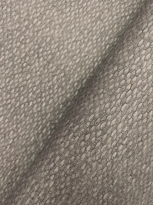 Formations Stretched Hexagons Wallpaper - Dark Silver