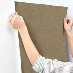 Formations Stretched Hexagons Wallpaper - Burnished Copper