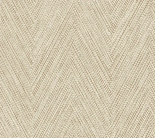 Formations Thatched Chevron Wallpaper - Terracotta