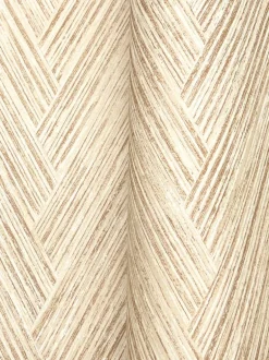 Formations Thatched Chevron Wallpaper - Terracotta