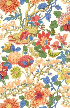 G P & J Baker Originals Little Magnolia Wallpaper - Jazz