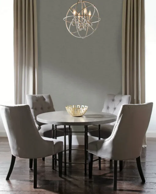 Grasscloth Resource Library Essence Wallpaper - Cool Gray