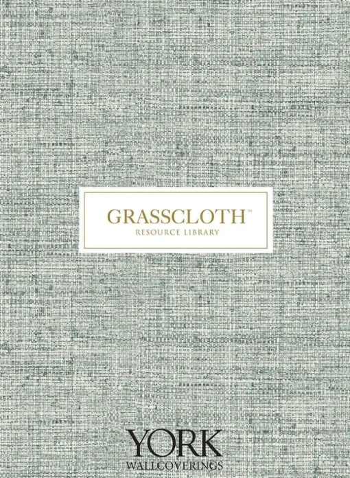 Grasscloth Resource Library Knotted Grass Wallpaper - Brown & Blue