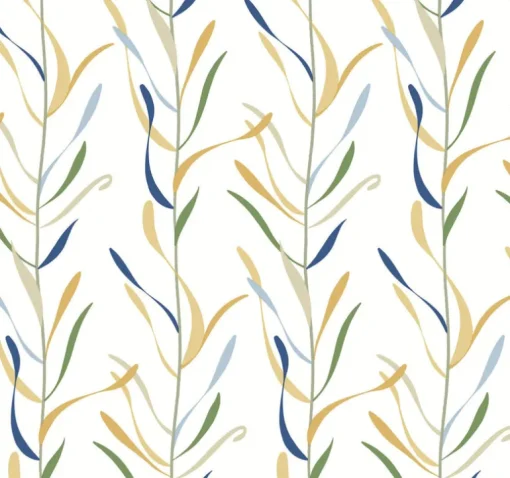 Greenhouse Chloe Vine Wallpaper - Ochre