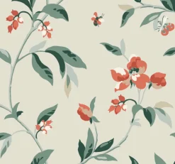 Greenhouse Springtime Wallpaper - Sand & Clay