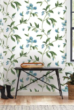 Greenhouse Springtime Wallpaper - Cotton & Peacock