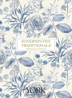 Handpainted Traditionals Handpainted Songbird Wallpaper - Turquoise