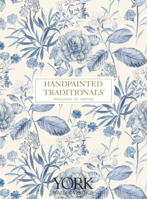 Handpainted Traditionals Handpainted Songbird Wallpaper - Turquoise
