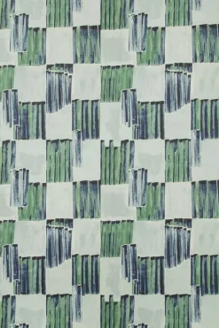 Lee Jofa Kelly Wearstler Lyre Paper Wallpaper - Pool