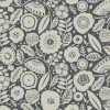 Lemieux et Cie Signature Camille Blossom Wallpaper - Charcoal