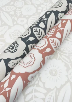 Lemieux et Cie Signature Camille Blossom Wallpaper - Charcoal