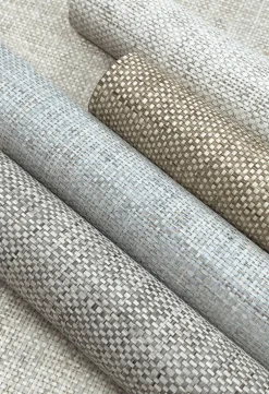 Lemieux et Cie Signature Kami Paperweave Wallpaper - Fog