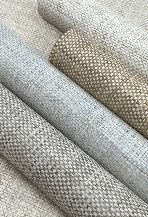 Lemieux et Cie Signature Kami Paperweave Wallpaper - Fog