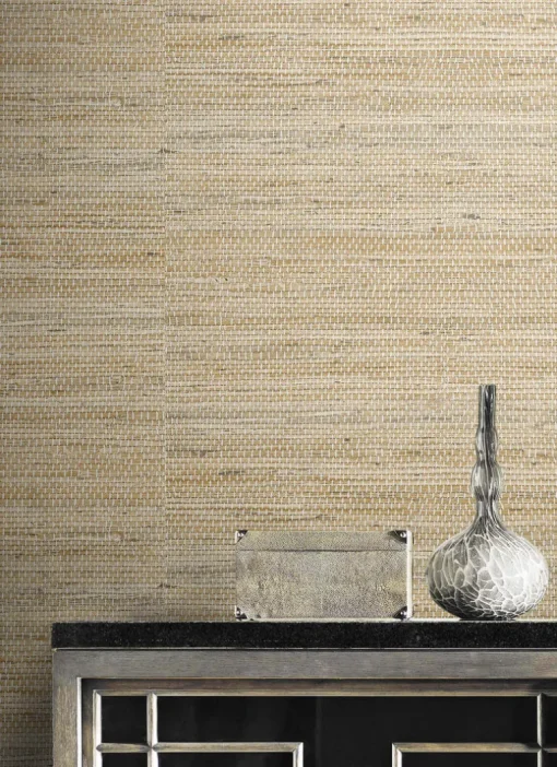 Lillian August Faux Weave Peel & Stick Wallpaper - Beige