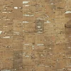 Lillian August Natural Textured Wallcoverings Cork - Honey Brown & Silver
