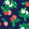 Madcap Cottage Berry Nice Peel & Stick Wallpaper - Navy Blue
