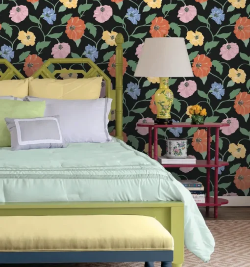 Madcap Cottage Jungle Garden Peel & Stick Wallpaper - Nightfall