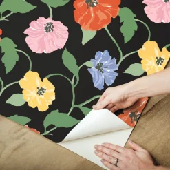 Madcap Cottage Jungle Garden Peel & Stick Wallpaper - Nightfall