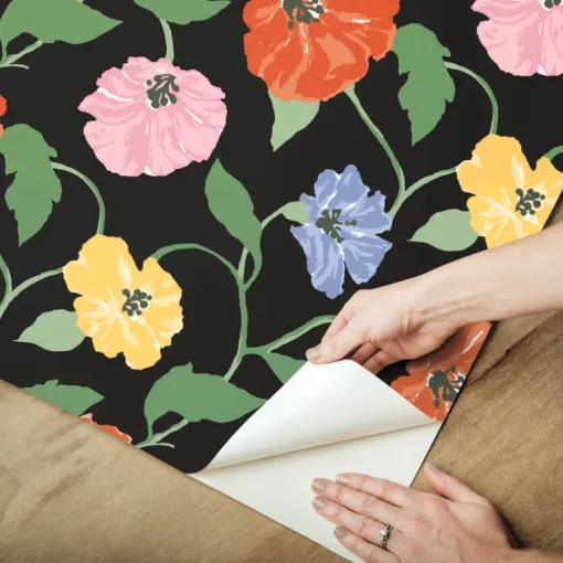 Madcap Cottage Jungle Garden Peel & Stick Wallpaper - Nightfall