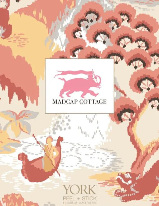 Madcap Cottage Old Peking Peel & Stick Wallpaper - Pink Lemonade