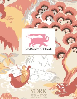 Madcap Cottage Shangri-La Peel & Stick Wallpaper - Palm Green