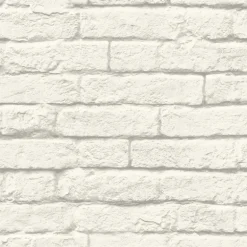 Magnolia Home Brick & Mortar Wallpaper - White