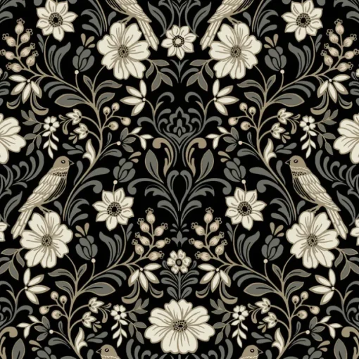 Magnolia Home Colette Wallpaper - Black