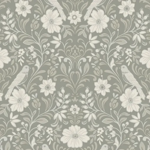 Magnolia Home Colette Wallpaper - Grey