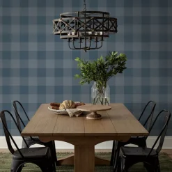 Magnolia Home Common Thread Wallpaper - Navy Blue