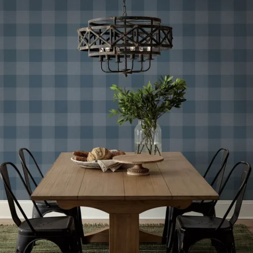 Magnolia Home Common Thread Wallpaper - Navy Blue