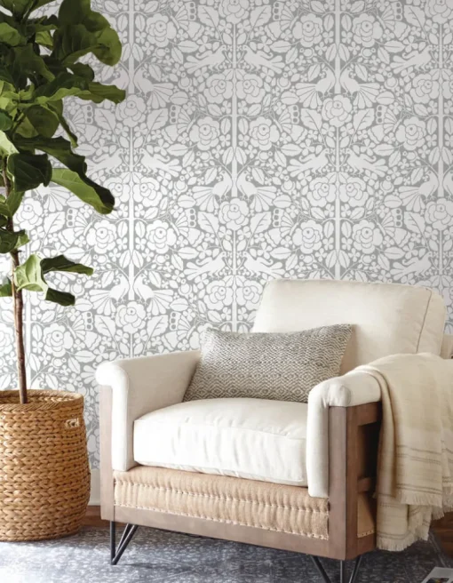 Magnolia Home Fairy Tales Peel & Stick Wallpaper - Grey