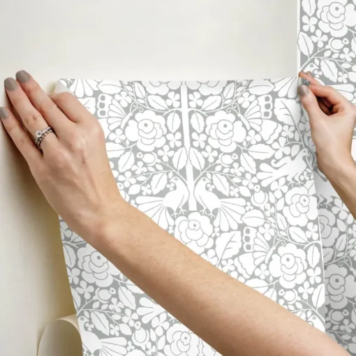 Magnolia Home Fairy Tales Peel & Stick Wallpaper - Grey