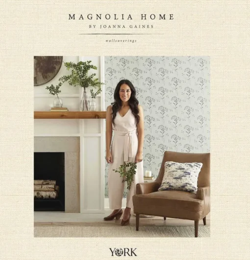 Magnolia Home Fox & Hare Wallpaper - Navy Blue