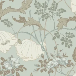 Magnolia Home Gwendolyn Wallpaper - Blue & Suede