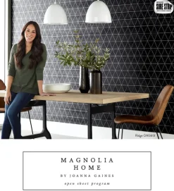Magnolia Home Open Sheet Belmont Wallpaper - Black