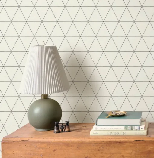Magnolia Home Ridge Wallpaper - White & Black