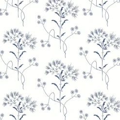Magnolia Home Wildflower Peel & Stick Wallpaper - Navy Blue