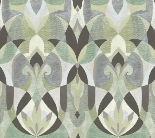 Mediterranean Malta Wallpaper - Green