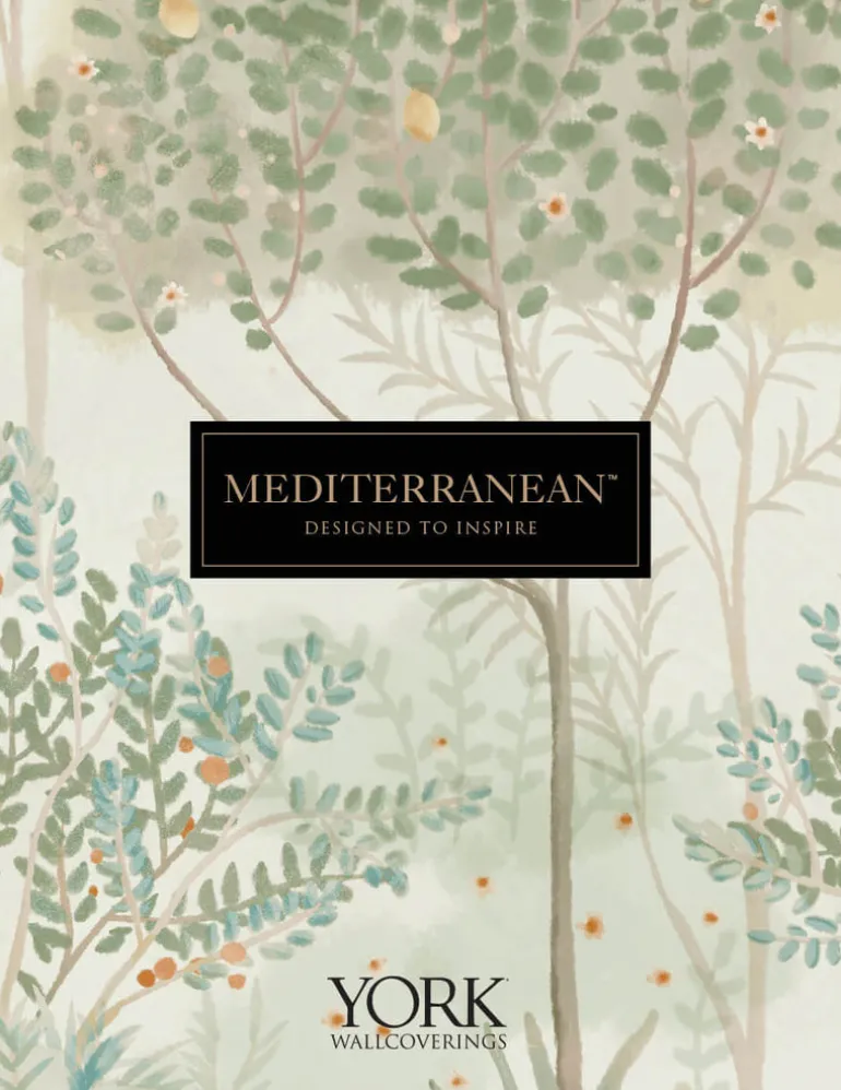 Mediterranean Quartet Wallpaper - Black