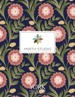 Mirth Studios Florentine Vine Trellis Peel & Stick Wallpaper - Soft Black