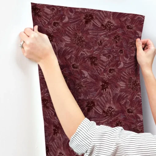 Missoni Home Anemoni Wallpaper - Burgundy