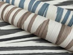 Missoni Home Flamed Zig Zag Wallpaper - Black & Cream