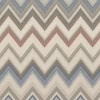 Missoni Home Happy Zig Zag Wallpaper - Orange & Blue