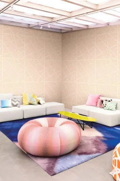 Missoni Home Nastri Wallpaper - Pink