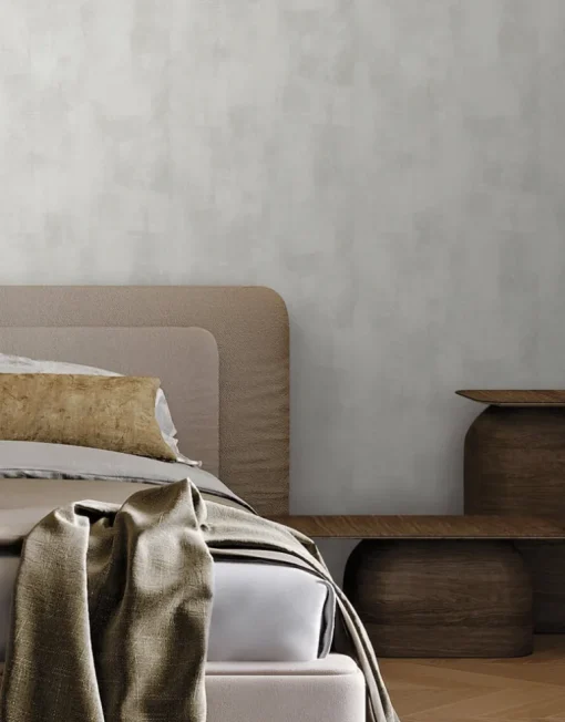 Montecito Italian Plaster Wallpaper - Fog