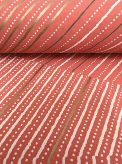 New Origins Dotted Maze Wallpaper - Desert Red