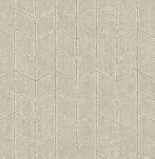 New Origins Flatiron Geometric Wallpaper - Taupe