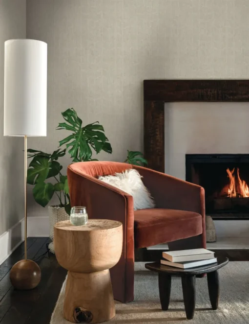 New Origins Flatiron Geometric Wallpaper - Taupe