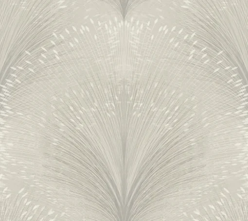 New Origins Papyrus Plume Wallpaper - Grey